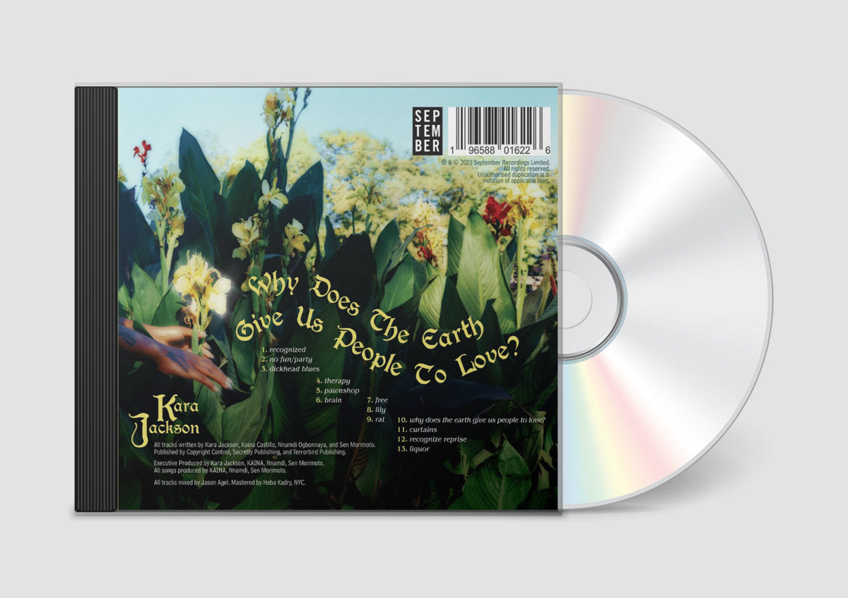 Kara Jackson - Why Does The Earth Give Us People To Love? CD